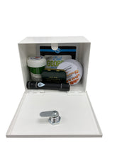 Load image into Gallery viewer, Secure-A-Meds Steel Locking Safe, keeping your Medications, C B D and Cannabis products private & secure. USA Patent Pending